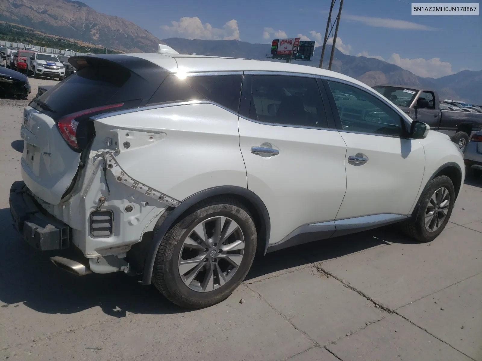 2018 Nissan Murano S VIN: 5N1AZ2MH0JN178867 Lot: 66361004