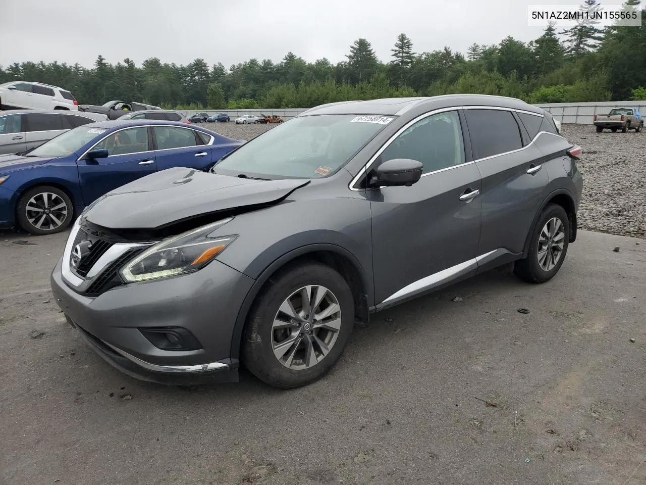 2018 Nissan Murano S VIN: 5N1AZ2MH1JN155565 Lot: 67258814