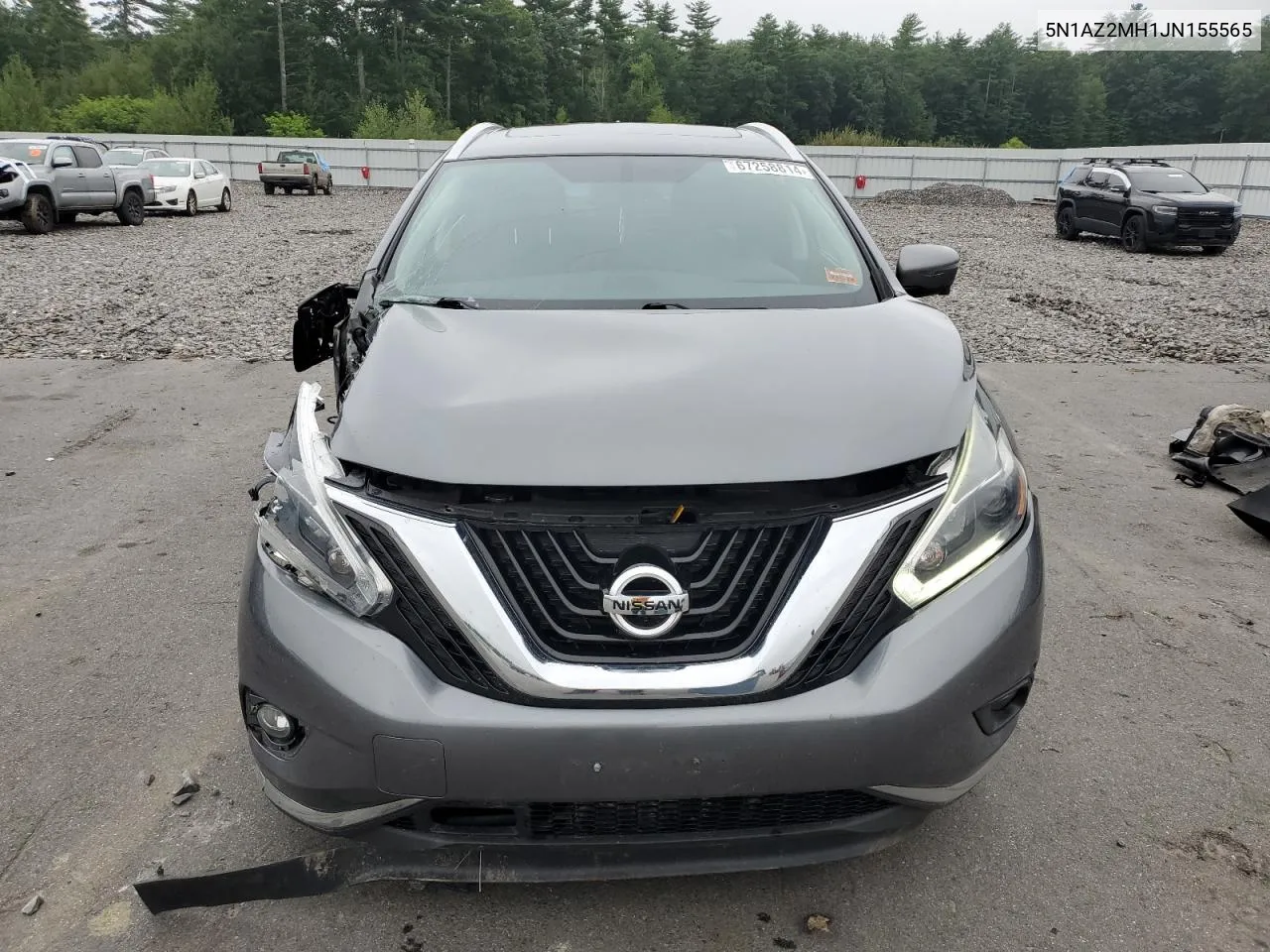 2018 Nissan Murano S VIN: 5N1AZ2MH1JN155565 Lot: 67258814