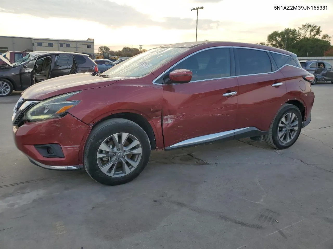 2018 Nissan Murano S VIN: 5N1AZ2MG9JN165381 Lot: 67824824