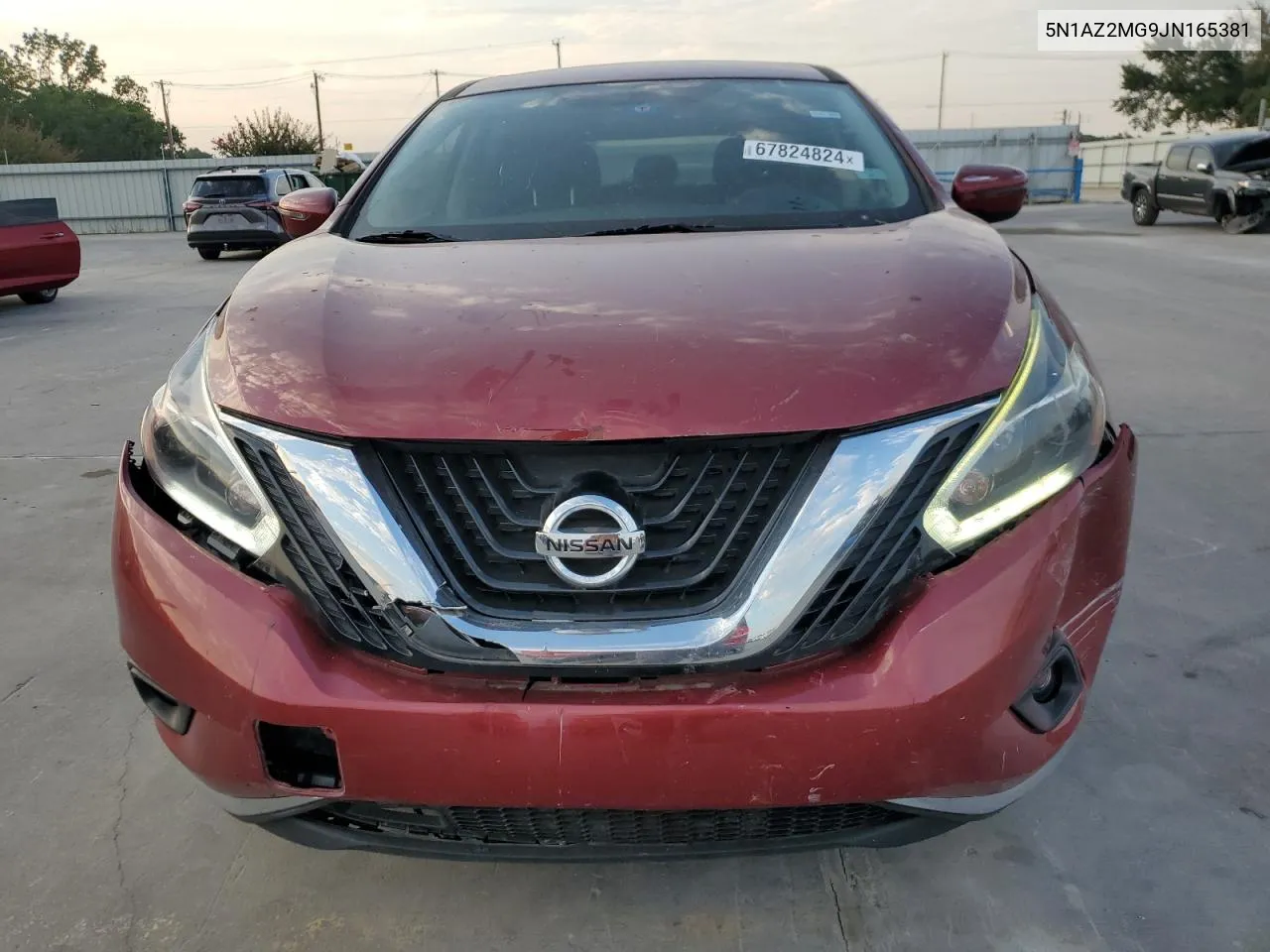 5N1AZ2MG9JN165381 2018 Nissan Murano S