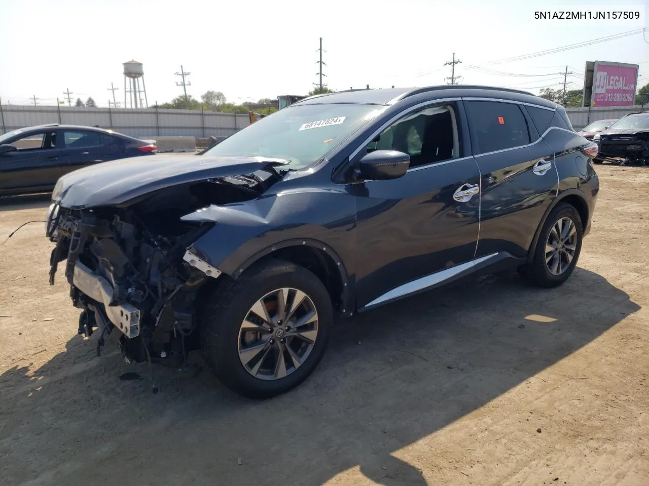 2018 Nissan Murano S VIN: 5N1AZ2MH1JN157509 Lot: 68147824