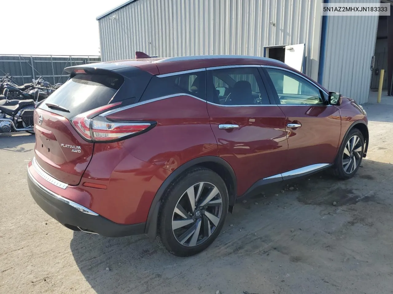 2018 Nissan Murano S VIN: 5N1AZ2MHXJN183333 Lot: 68421594