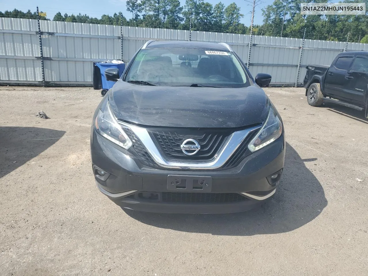 2018 Nissan Murano S VIN: 5N1AZ2MH0JN195443 Lot: 68467334