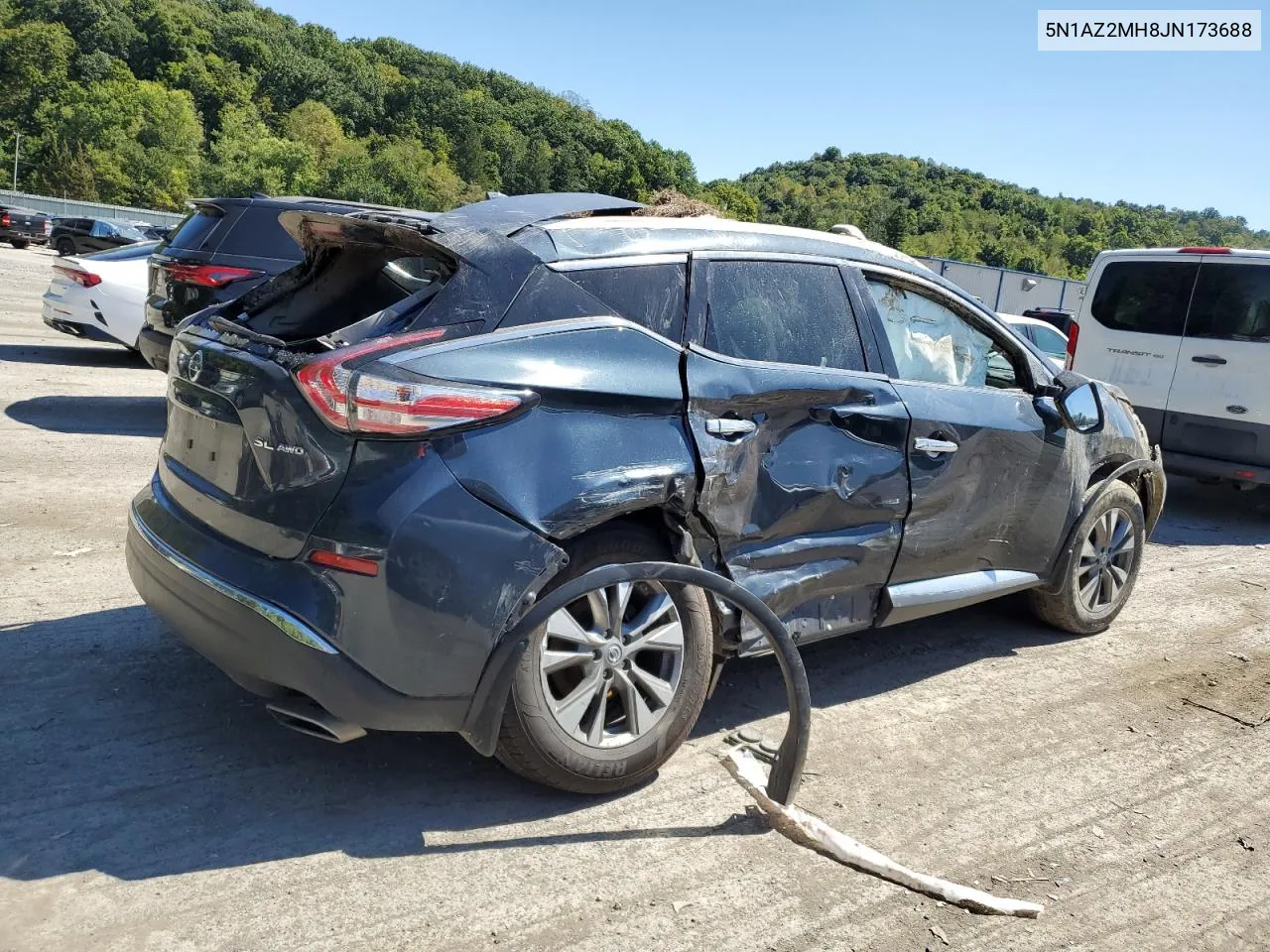 2018 Nissan Murano S VIN: 5N1AZ2MH8JN173688 Lot: 69658204