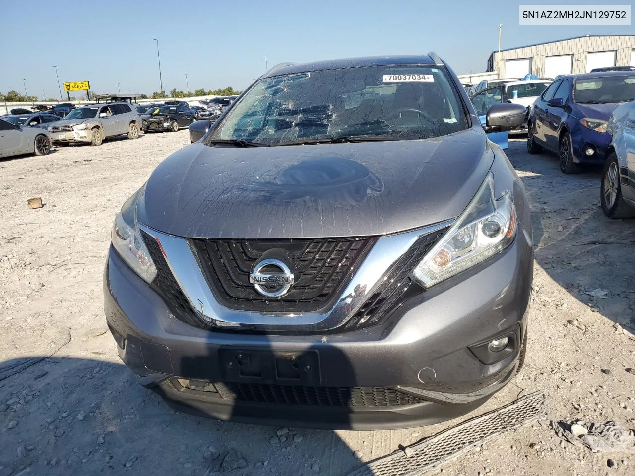 5N1AZ2MH2JN129752 2018 Nissan Murano S