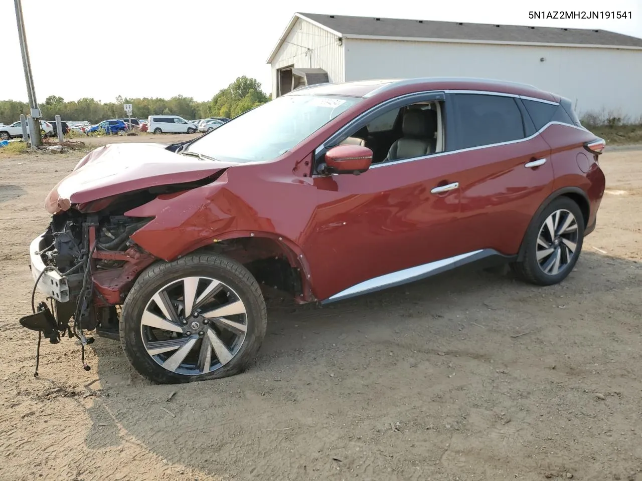 2018 Nissan Murano S VIN: 5N1AZ2MH2JN191541 Lot: 70839434