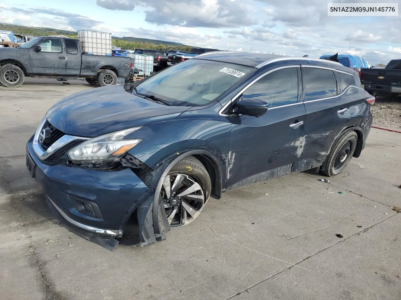 2018 Nissan Murano S VIN: 5N1AZ2MG9JN145776 Lot: 71126974