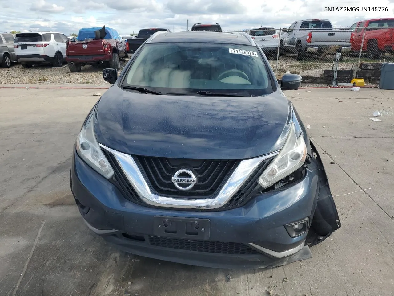 2018 Nissan Murano S VIN: 5N1AZ2MG9JN145776 Lot: 71126974