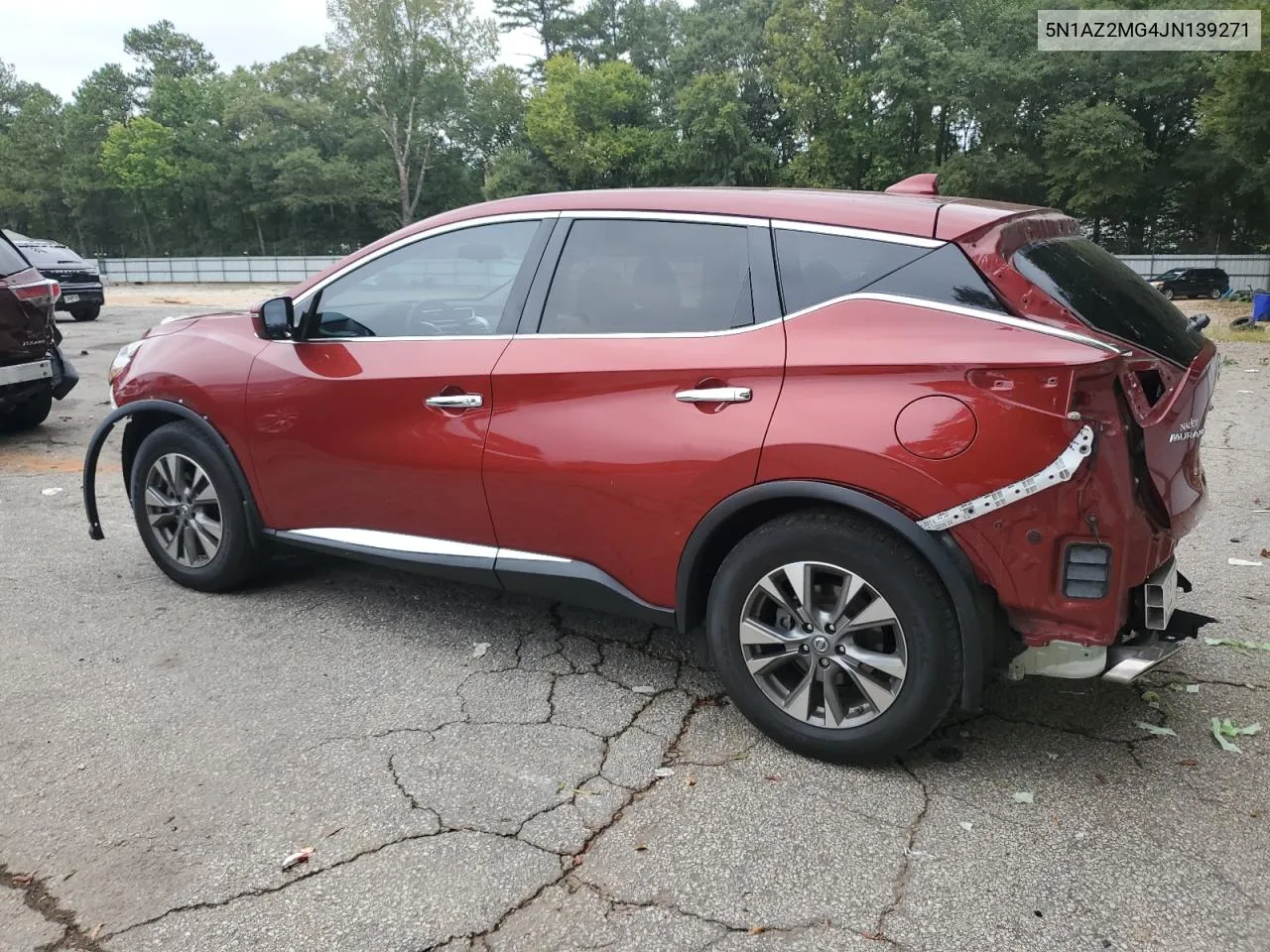 2018 Nissan Murano S VIN: 5N1AZ2MG4JN139271 Lot: 71288404