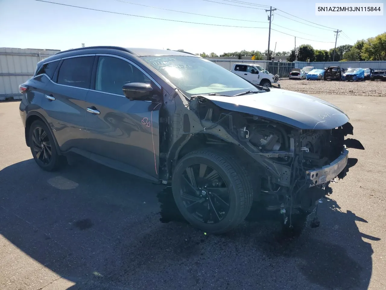 2018 Nissan Murano S VIN: 5N1AZ2MH3JN115844 Lot: 71398554