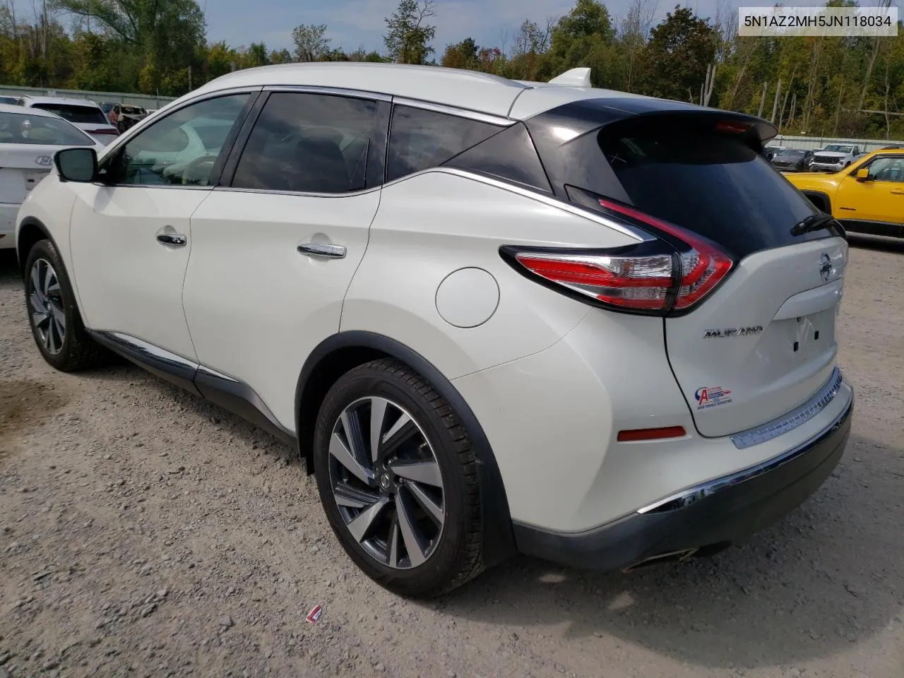 5N1AZ2MH5JN118034 2018 Nissan Murano S