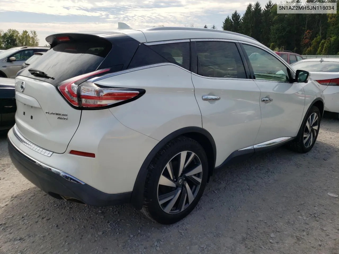 5N1AZ2MH5JN118034 2018 Nissan Murano S