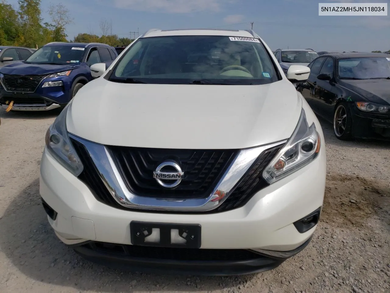 5N1AZ2MH5JN118034 2018 Nissan Murano S