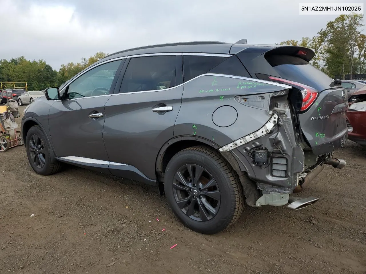 2018 Nissan Murano S VIN: 5N1AZ2MH1JN102025 Lot: 71917344