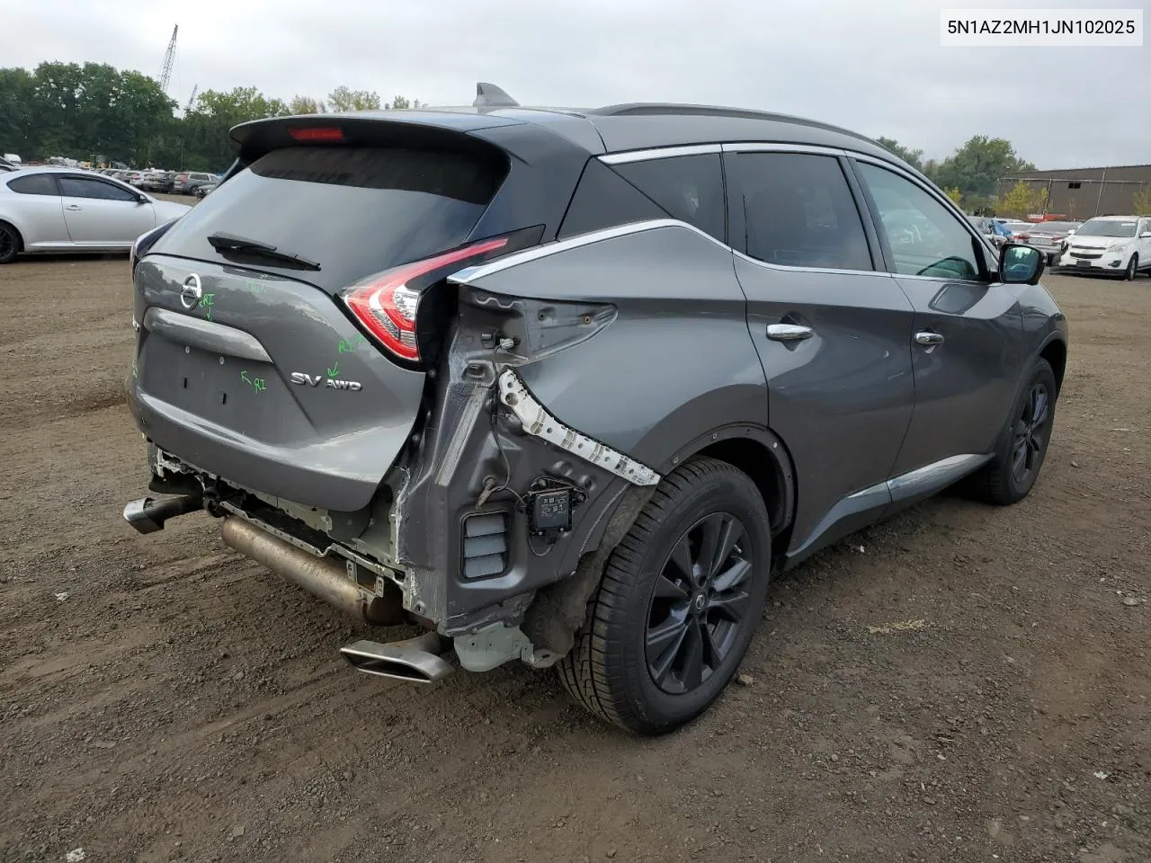 2018 Nissan Murano S VIN: 5N1AZ2MH1JN102025 Lot: 71917344