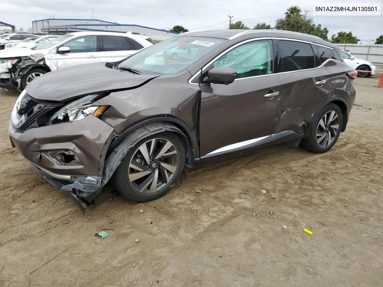 2018 Nissan Murano S VIN: 5N1AZ2MH4JN130501 Lot: 72220184