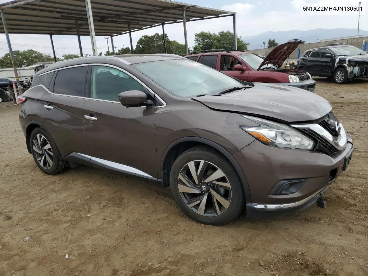 2018 Nissan Murano S VIN: 5N1AZ2MH4JN130501 Lot: 72220184