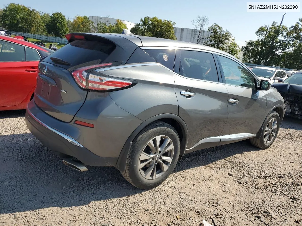 2018 Nissan Murano S VIN: 5N1AZ2MH5JN202290 Lot: 72361324