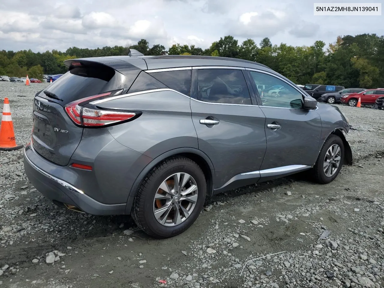 2018 Nissan Murano S VIN: 5N1AZ2MH8JN139041 Lot: 72595384