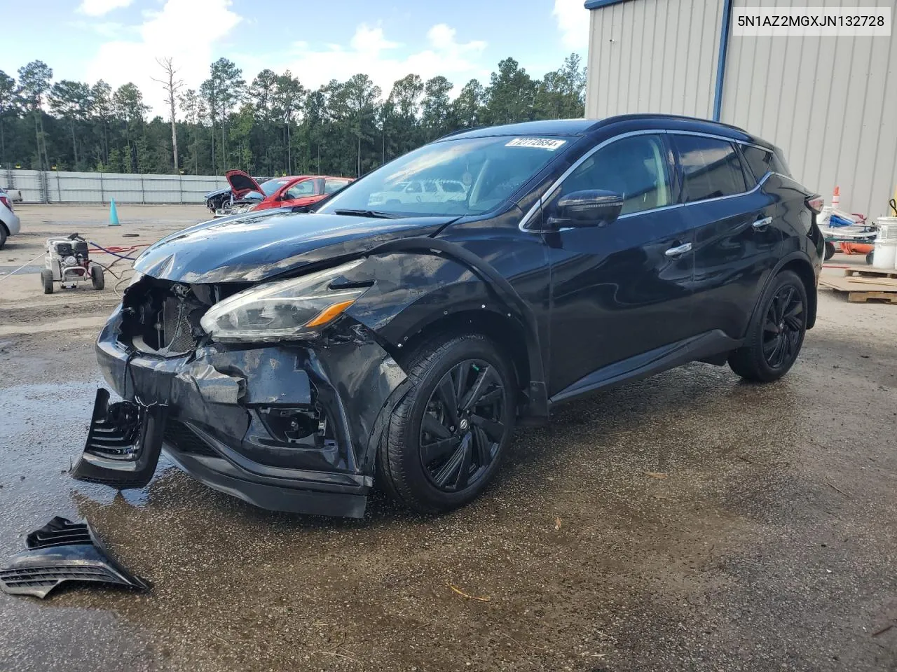 2018 Nissan Murano S VIN: 5N1AZ2MGXJN132728 Lot: 72772654