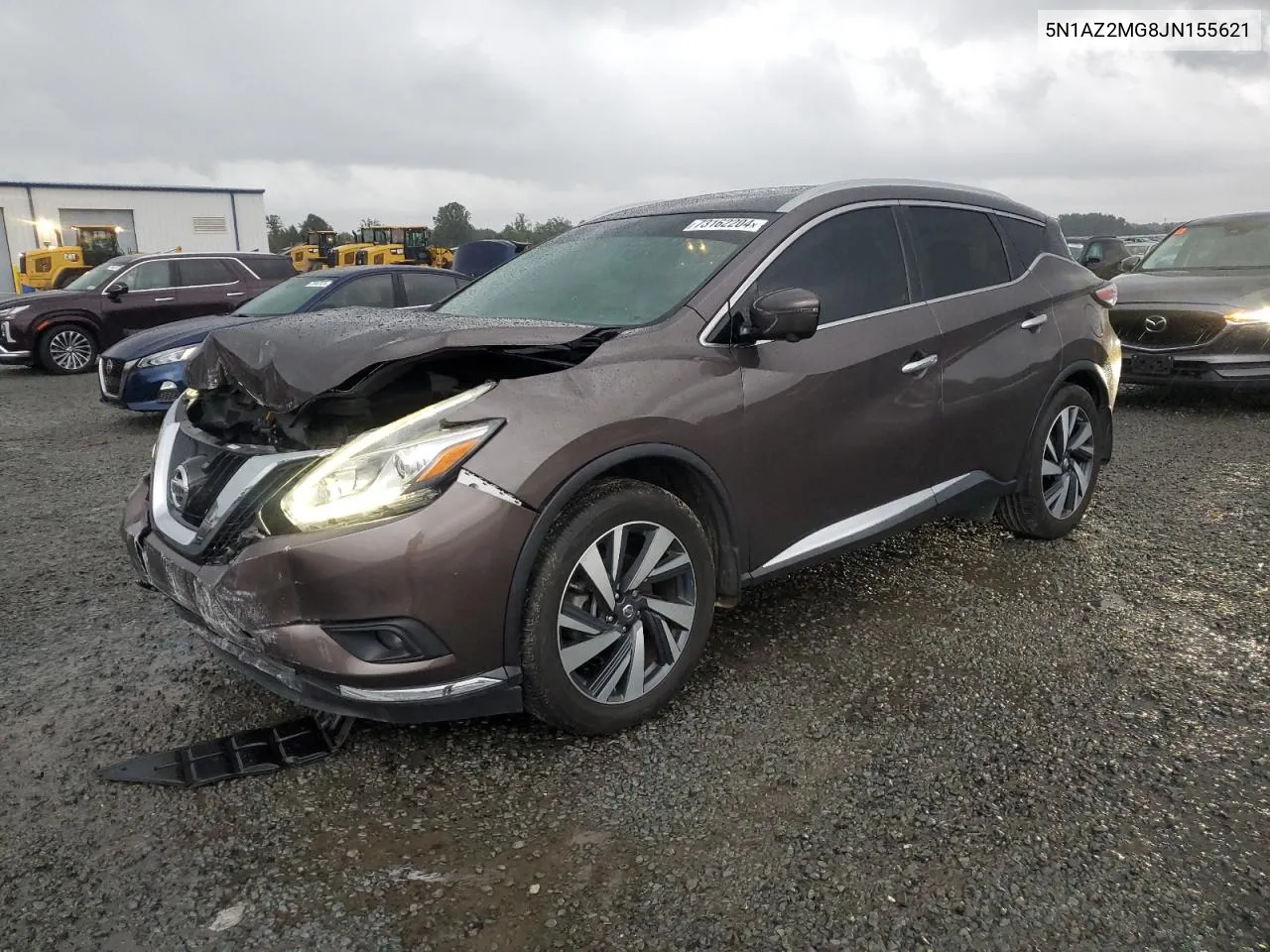 5N1AZ2MG8JN155621 2018 Nissan Murano S