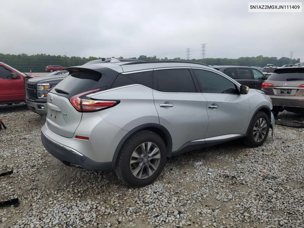 2018 Nissan Murano S VIN: 5N1AZ2MGXJN111409 Lot: 73222174