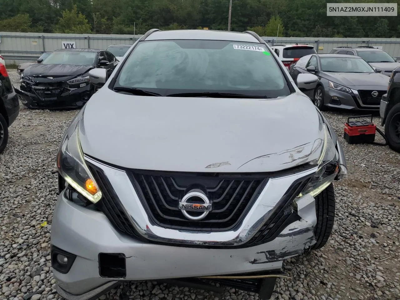 2018 Nissan Murano S VIN: 5N1AZ2MGXJN111409 Lot: 73222174