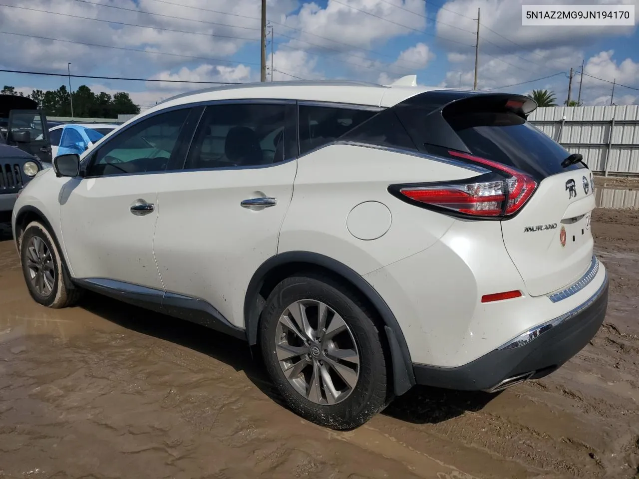 2018 Nissan Murano S VIN: 5N1AZ2MG9JN194170 Lot: 73887044