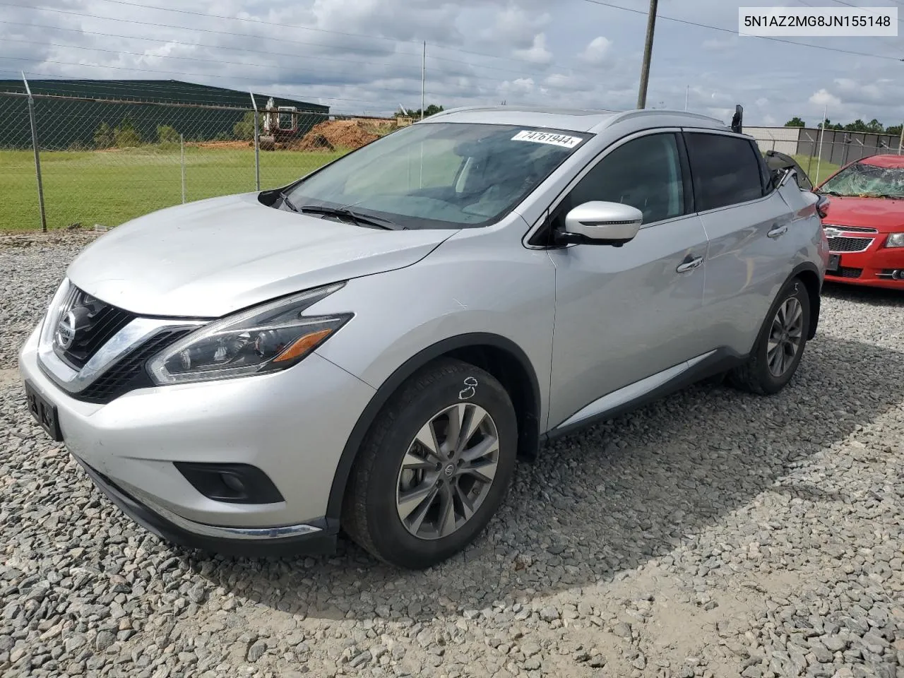 2018 Nissan Murano S VIN: 5N1AZ2MG8JN155148 Lot: 74761944