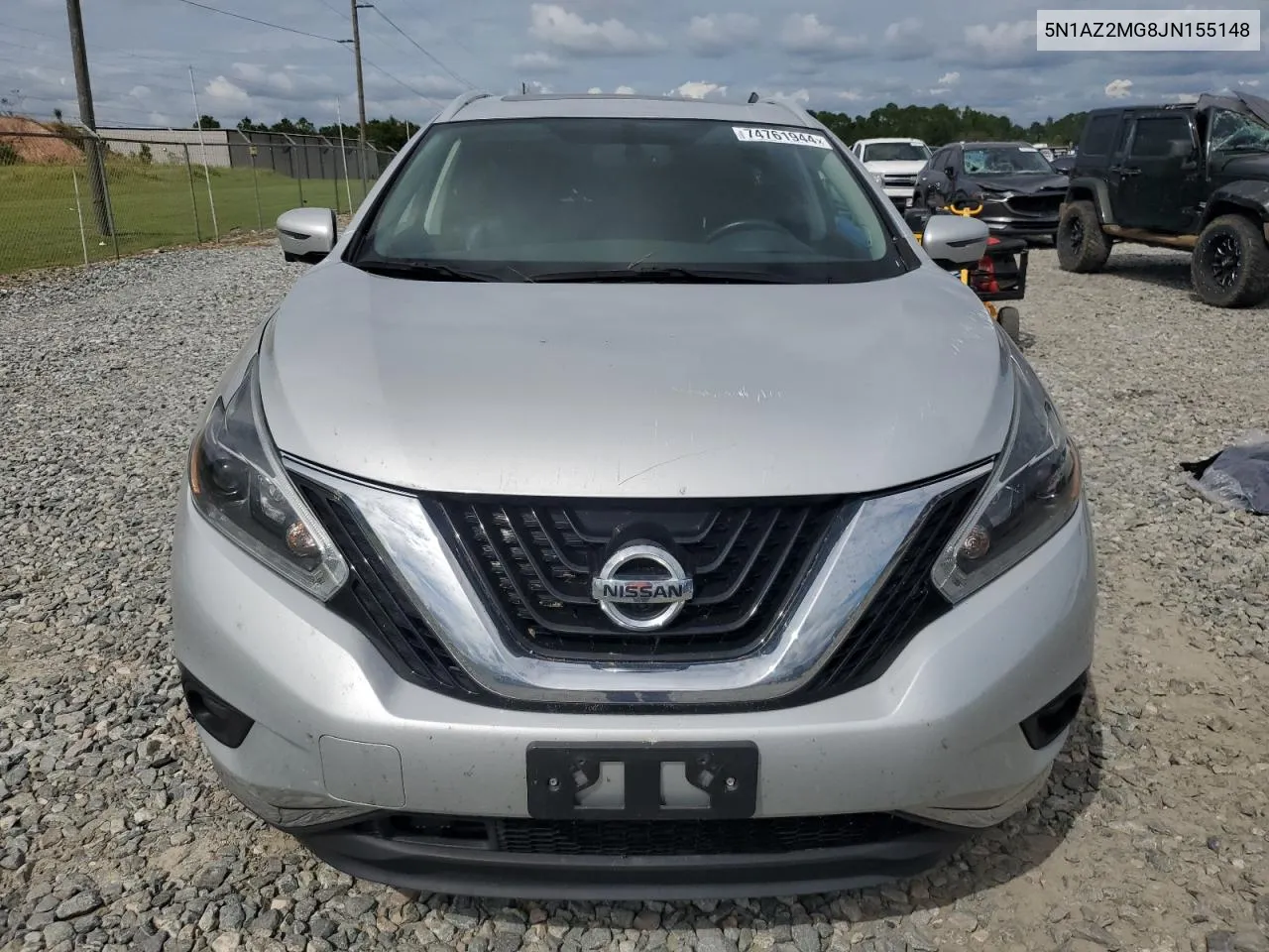 2018 Nissan Murano S VIN: 5N1AZ2MG8JN155148 Lot: 74761944