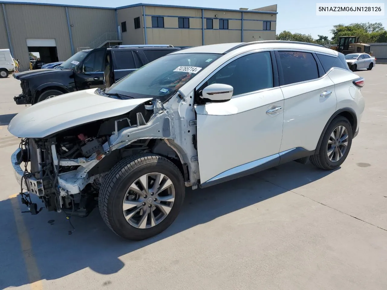 2018 Nissan Murano S VIN: 5N1AZ2MG6JN128126 Lot: 74765714