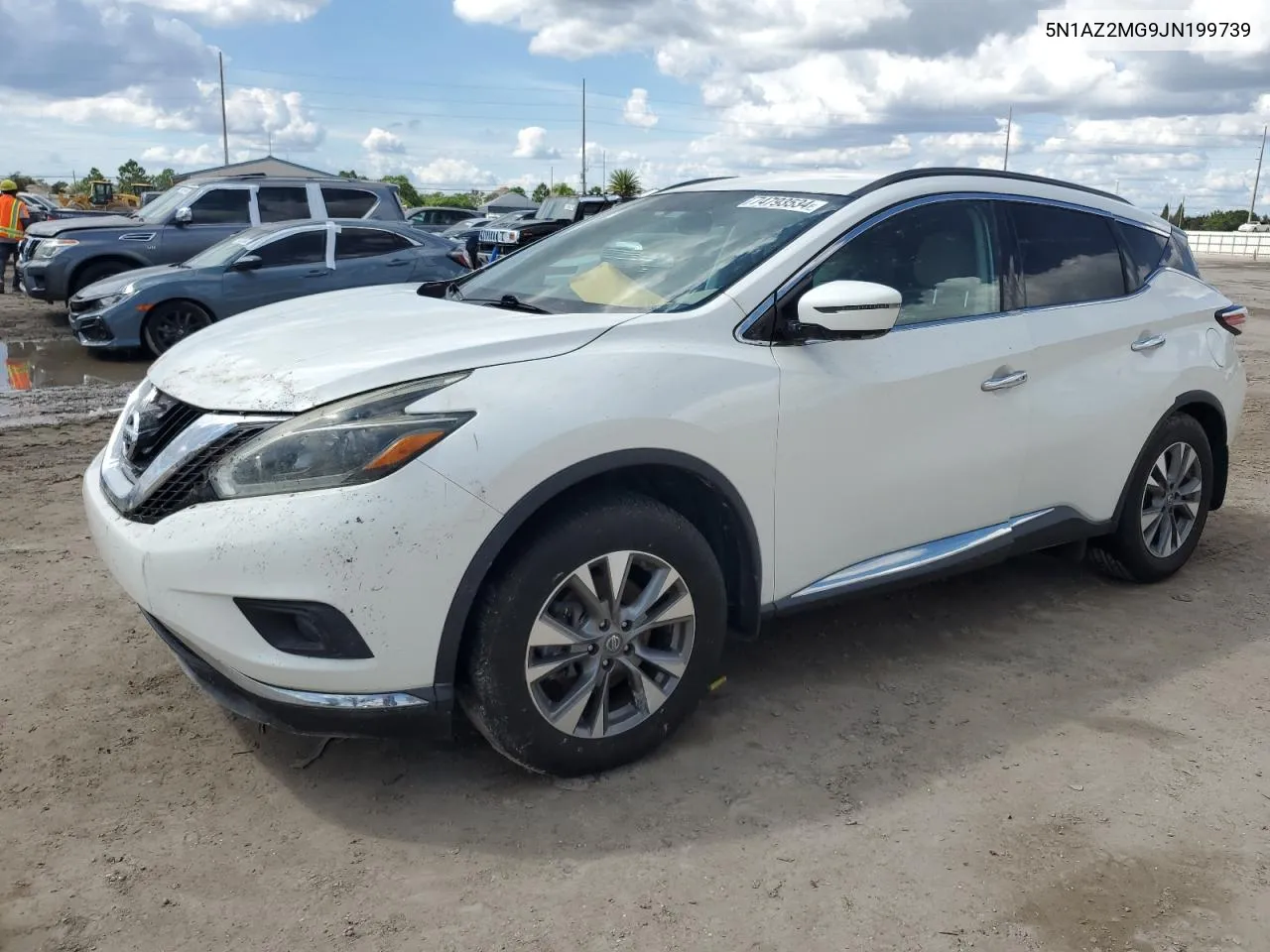 2018 Nissan Murano S VIN: 5N1AZ2MG9JN199739 Lot: 74793534