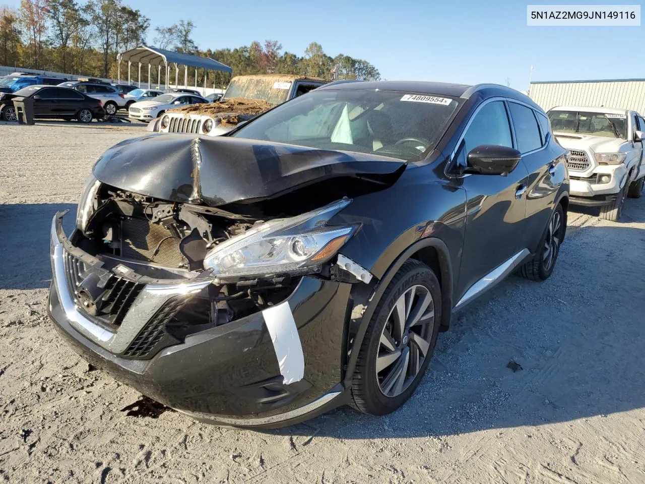 5N1AZ2MG9JN149116 2018 Nissan Murano S