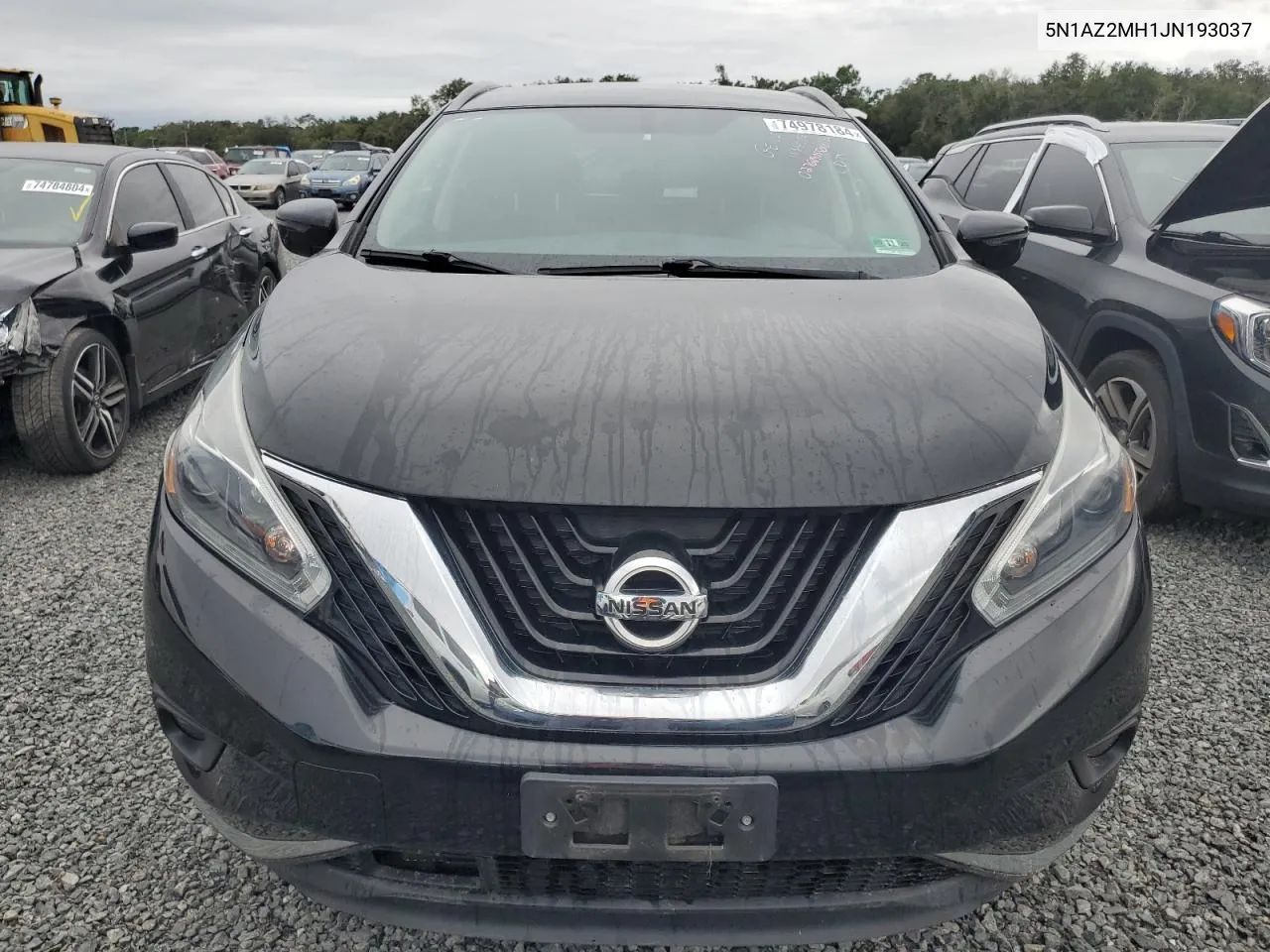 2018 Nissan Murano S VIN: 5N1AZ2MH1JN193037 Lot: 74978184