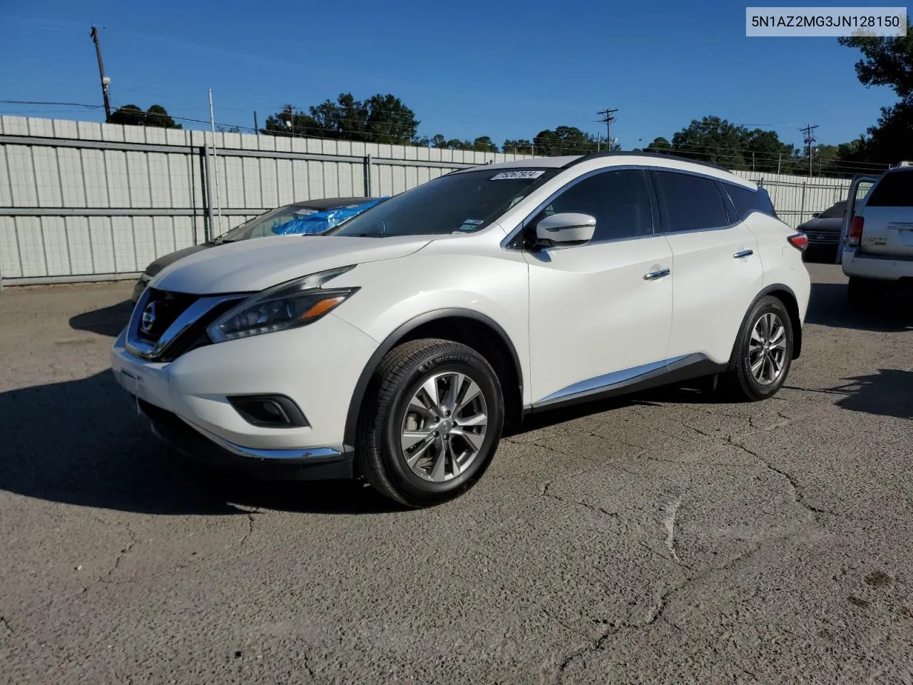 2018 Nissan Murano S VIN: 5N1AZ2MG3JN128150 Lot: 75267924