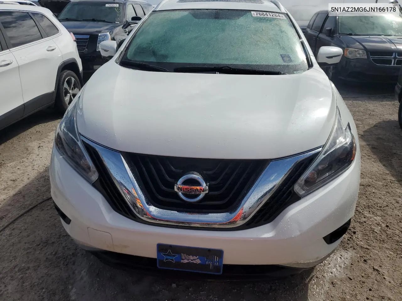 2018 Nissan Murano S VIN: 5N1AZ2MG6JN166178 Lot: 76841284