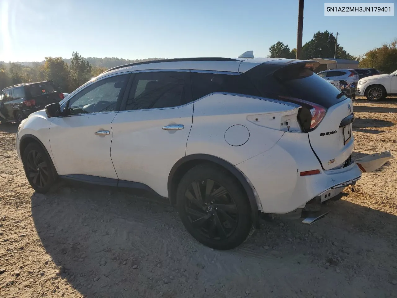 5N1AZ2MH3JN179401 2018 Nissan Murano S