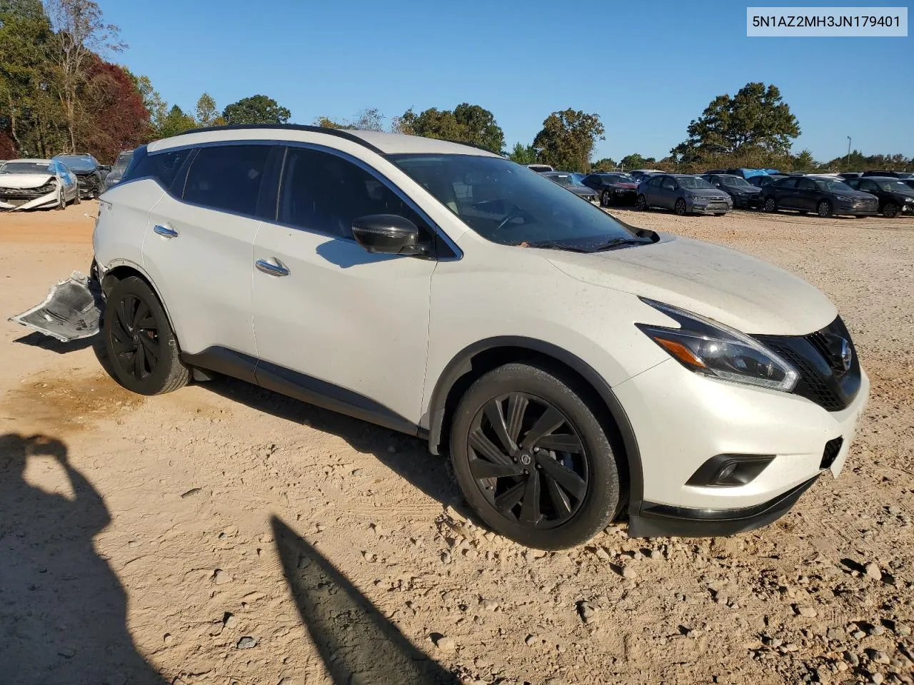 5N1AZ2MH3JN179401 2018 Nissan Murano S