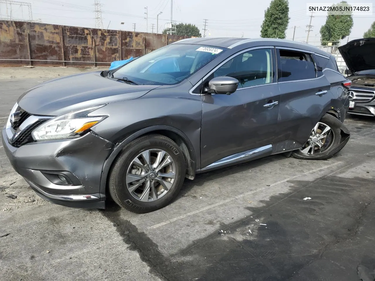 2018 Nissan Murano S VIN: 5N1AZ2MG5JN174823 Lot: 77695024