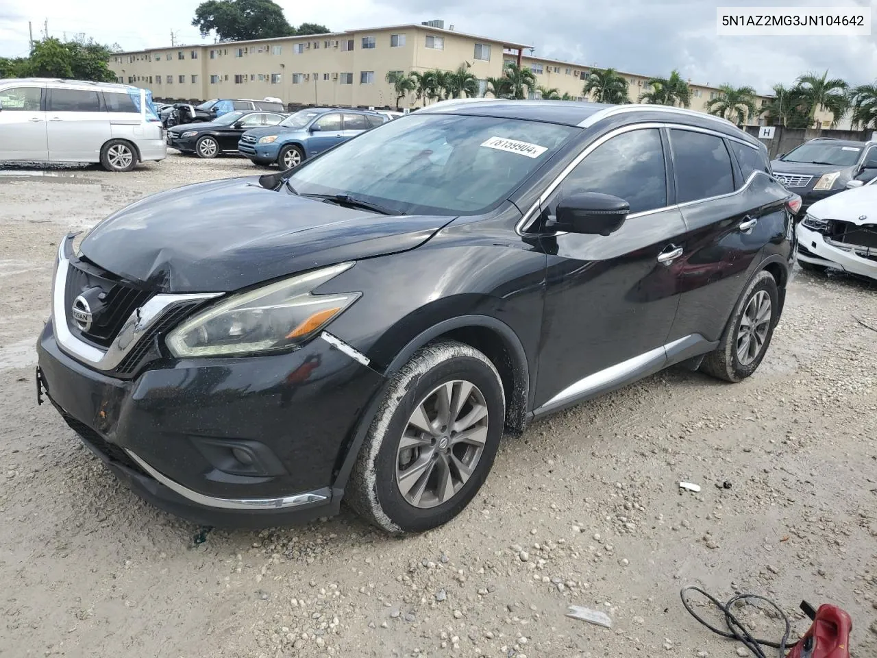 2018 Nissan Murano S VIN: 5N1AZ2MG3JN104642 Lot: 78159904