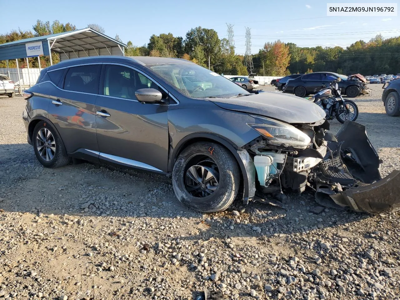 2018 Nissan Murano S VIN: 5N1AZ2MG9JN196792 Lot: 78413164