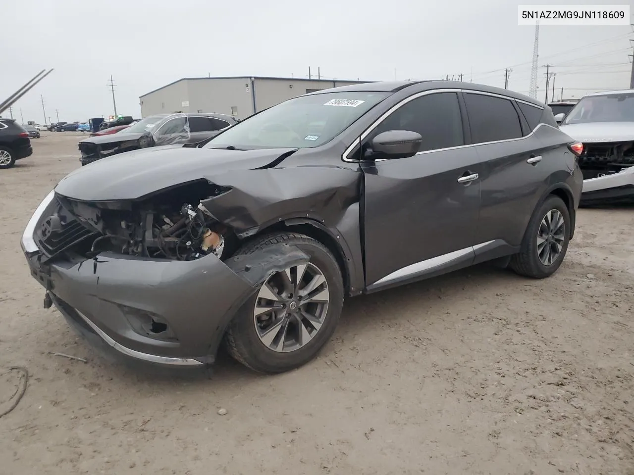 2018 Nissan Murano S VIN: 5N1AZ2MG9JN118609 Lot: 79607594