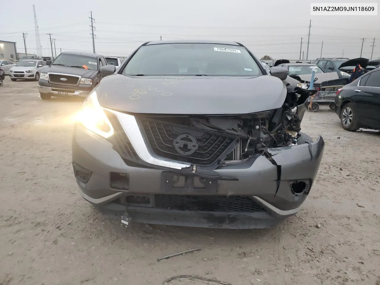 2018 Nissan Murano S VIN: 5N1AZ2MG9JN118609 Lot: 79607594