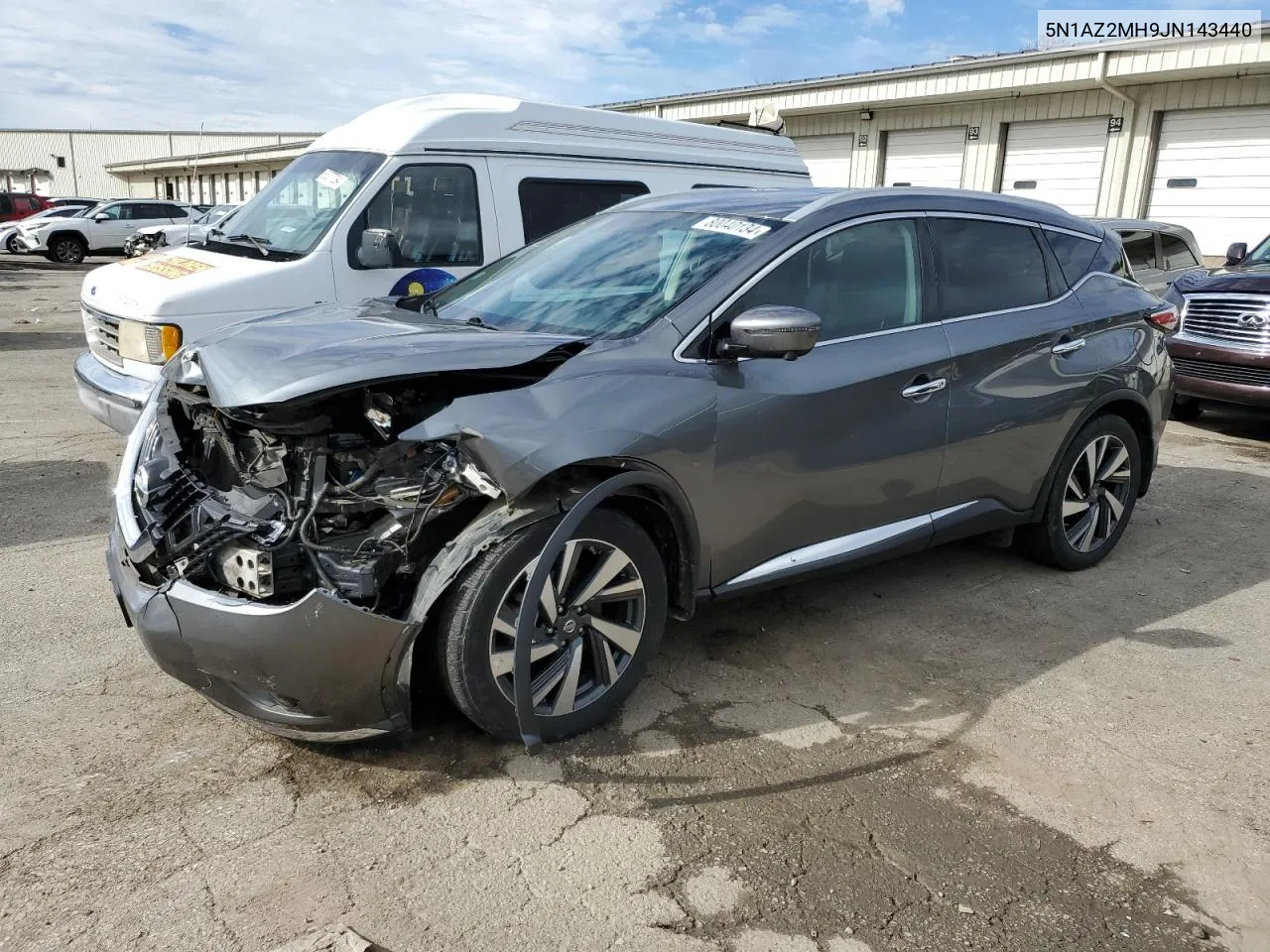 2018 Nissan Murano S VIN: 5N1AZ2MH9JN143440 Lot: 80040134