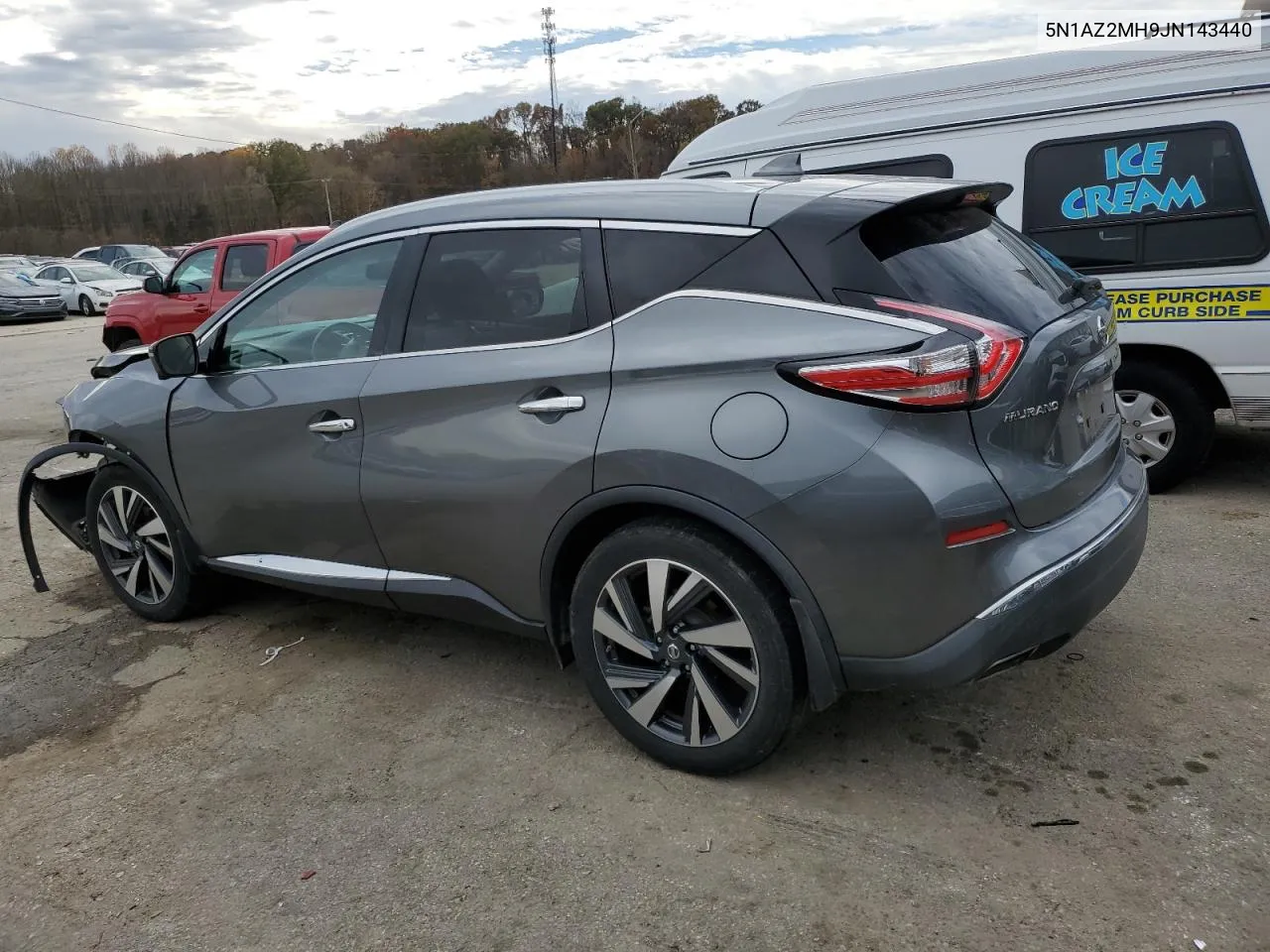 2018 Nissan Murano S VIN: 5N1AZ2MH9JN143440 Lot: 80040134