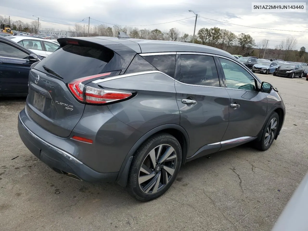 2018 Nissan Murano S VIN: 5N1AZ2MH9JN143440 Lot: 80040134