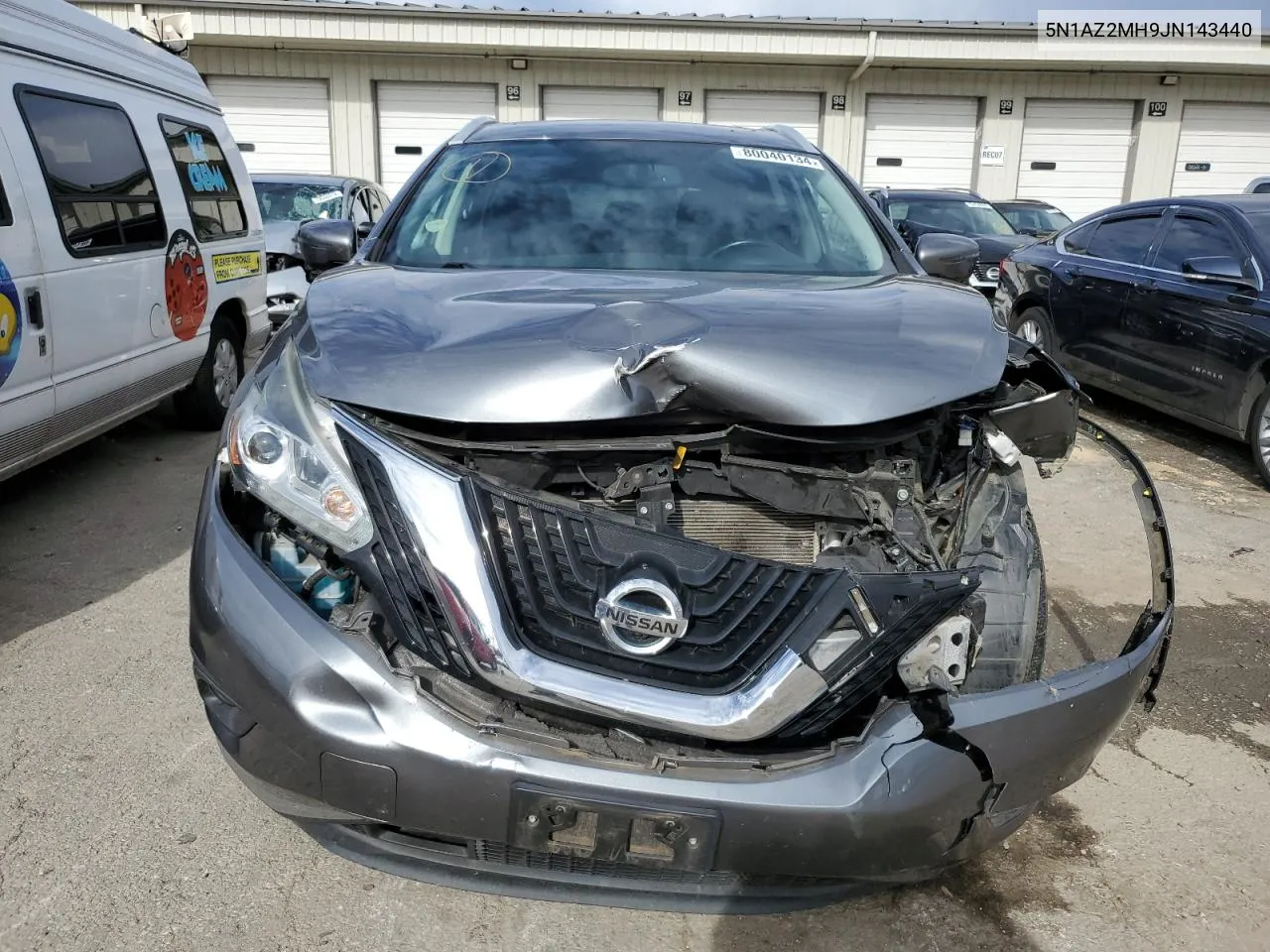 2018 Nissan Murano S VIN: 5N1AZ2MH9JN143440 Lot: 80040134