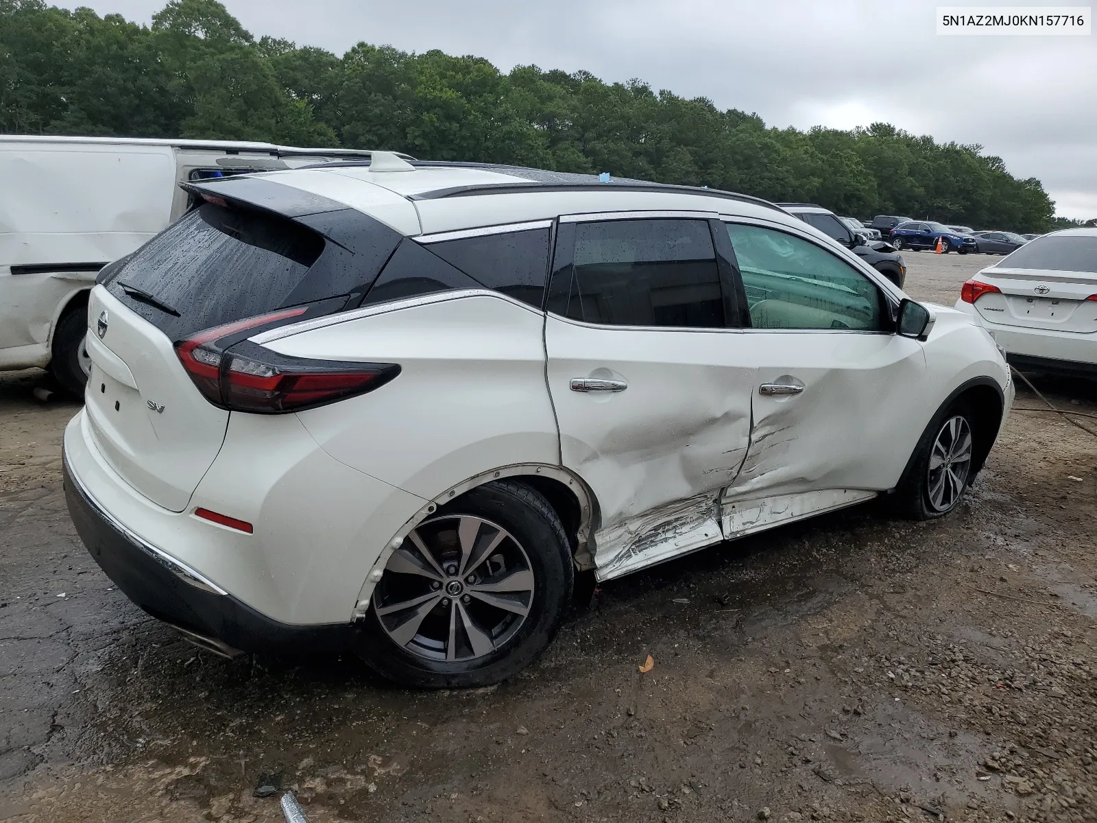 2019 Nissan Murano S VIN: 5N1AZ2MJ0KN157716 Lot: 62285974