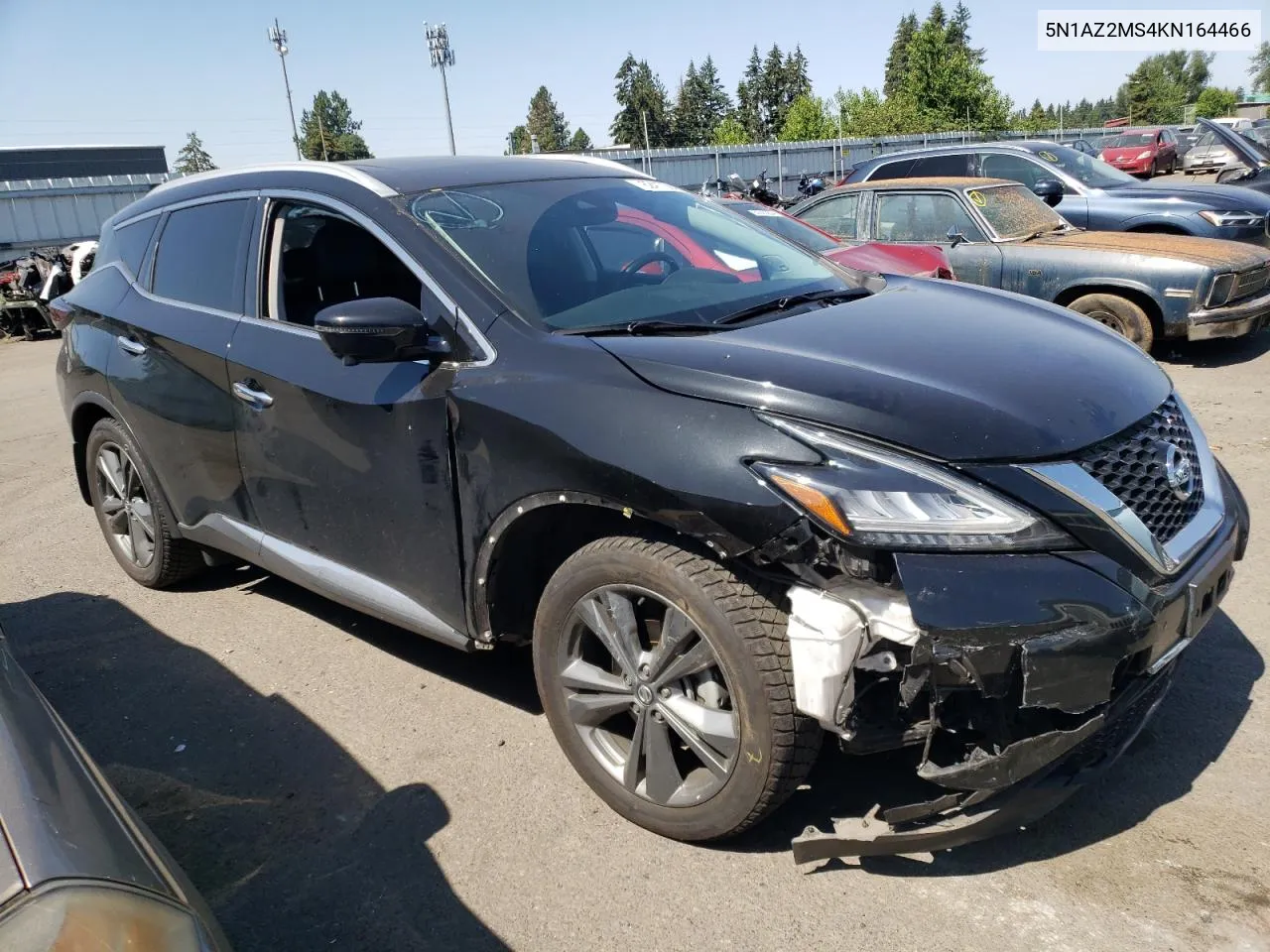 2019 Nissan Murano S VIN: 5N1AZ2MS4KN164466 Lot: 62417394